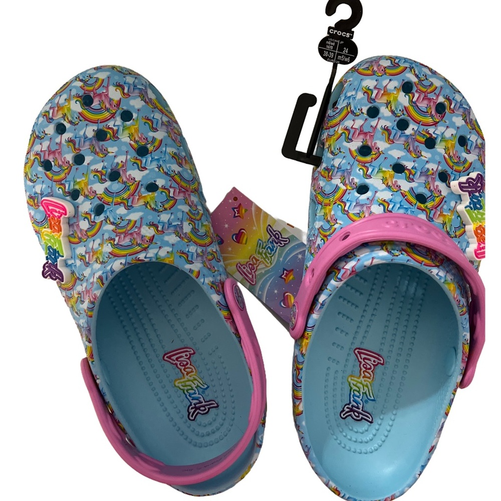 Lisa Frank Rainbow Unicorn Unisex Crocs